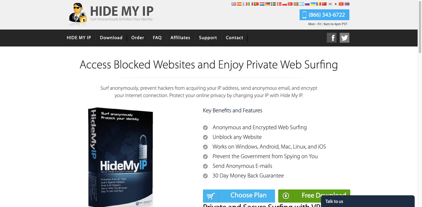 Hide My IP-screenshot
